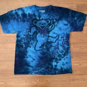 Grateful Dead Tie-Dye Bear Tee - Blue